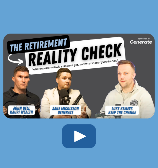 Video thumbnail for The Retirement Reality Check webinar with Keep The Change and Generate