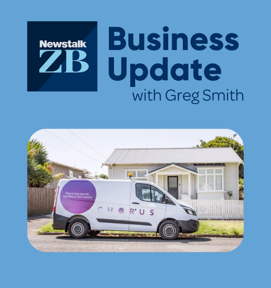 Photo of Chorus van inset on Generate's ZB business update tile to represent the 13-10-25 recording | Generate