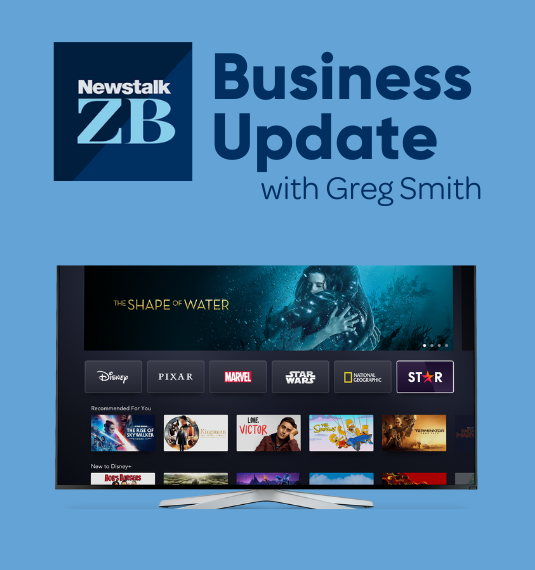 A TV showing a Disney+ home screen to represent Disney investing into Open AI | Generate Business Update