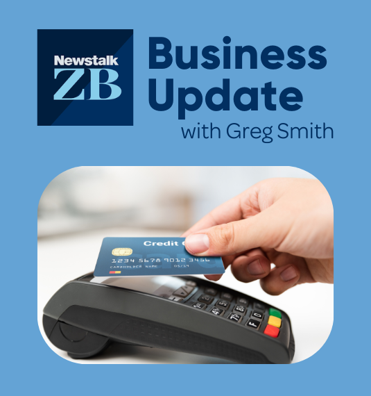 Someone swiping a credit card through a payment machine to represent card spending economic data | Generate business update 15-12-25