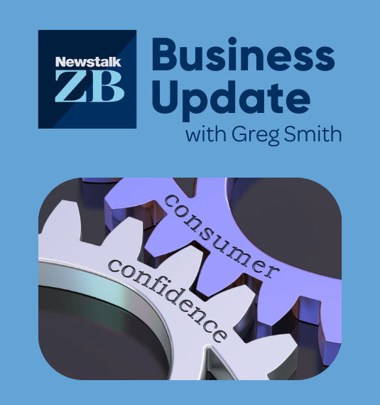 Two enmeshing mechanical gears with the words Consumer Confidence to represent NZ's latest consumer confidence rating and business outlook | Generate