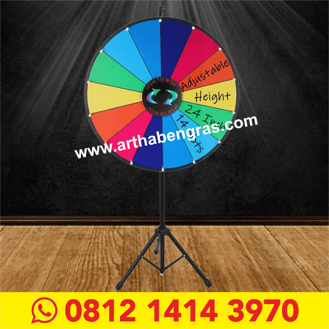 Spin Wheel / Roda Putar / Roda Undian Berbagai Ukuran - Artha Bengras