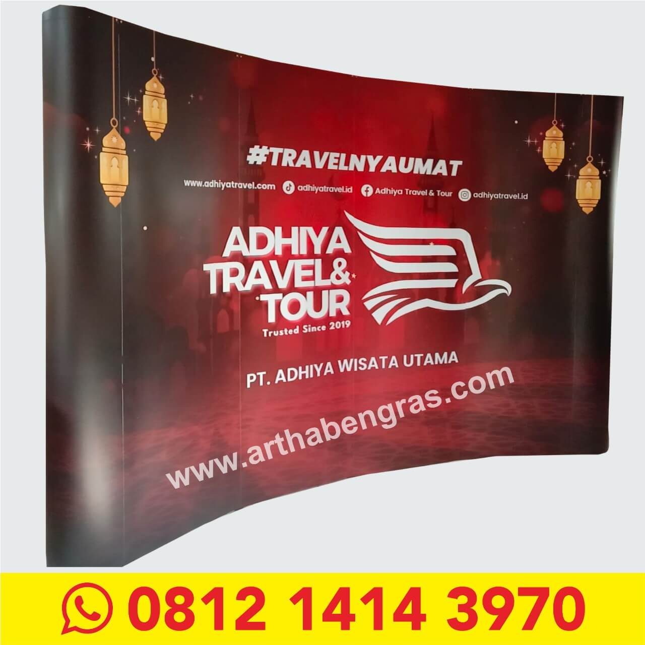 Backwall Portable (Lengkung)