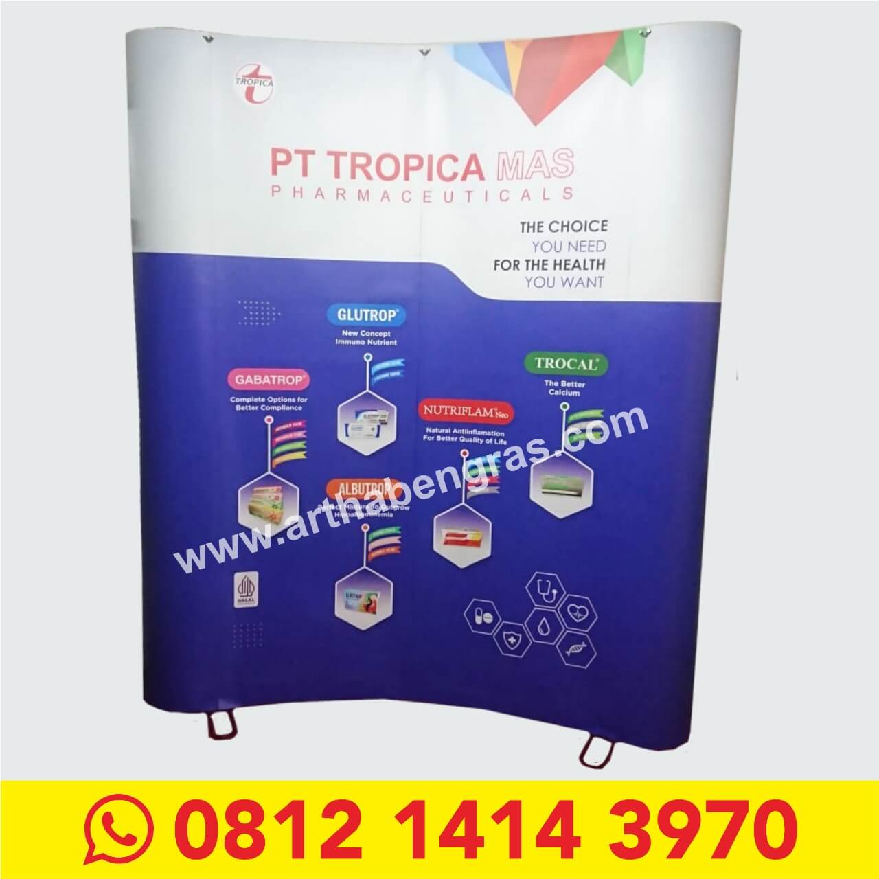 Backwall Portable (Lengkung) 1