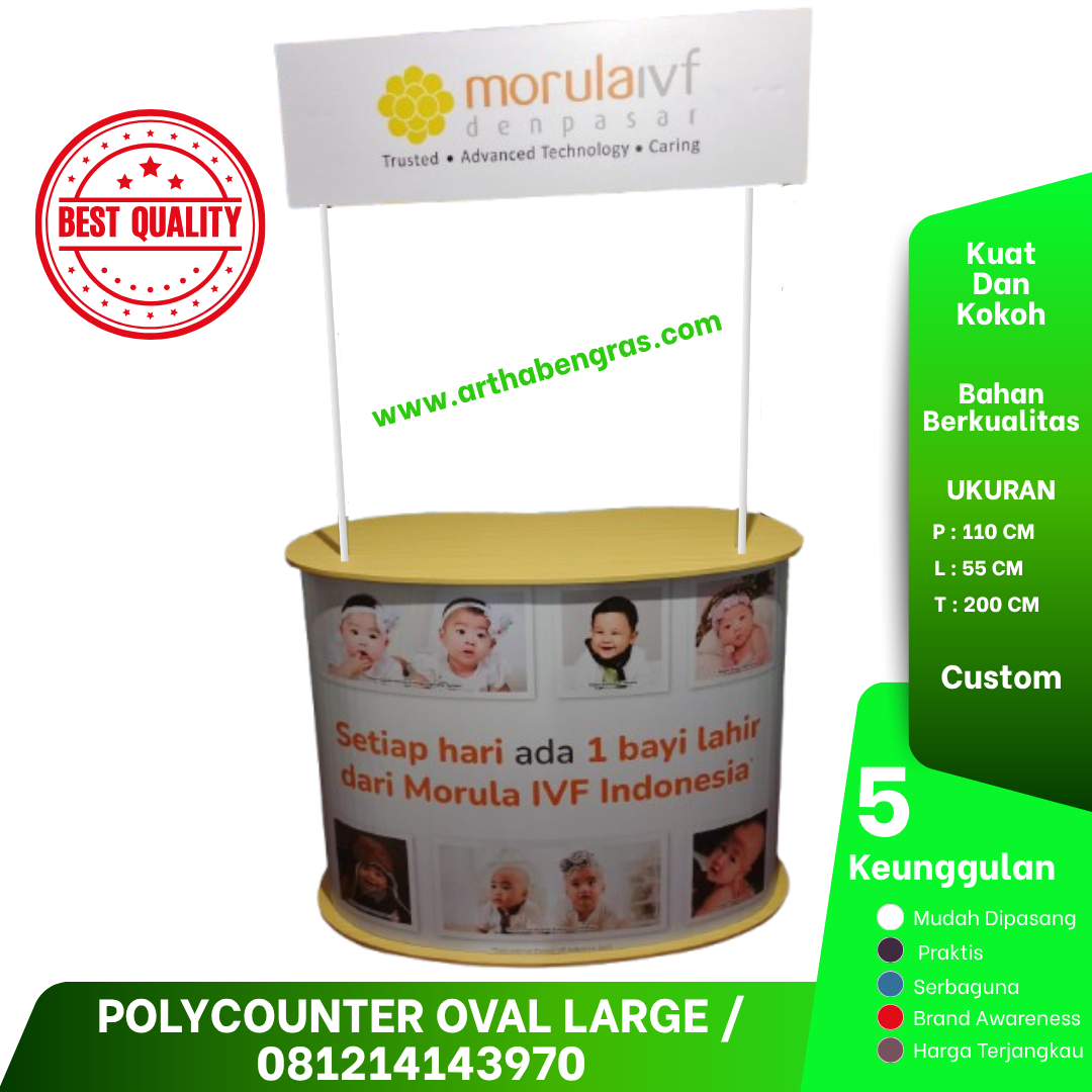 Polycounter Header Oval Large  2