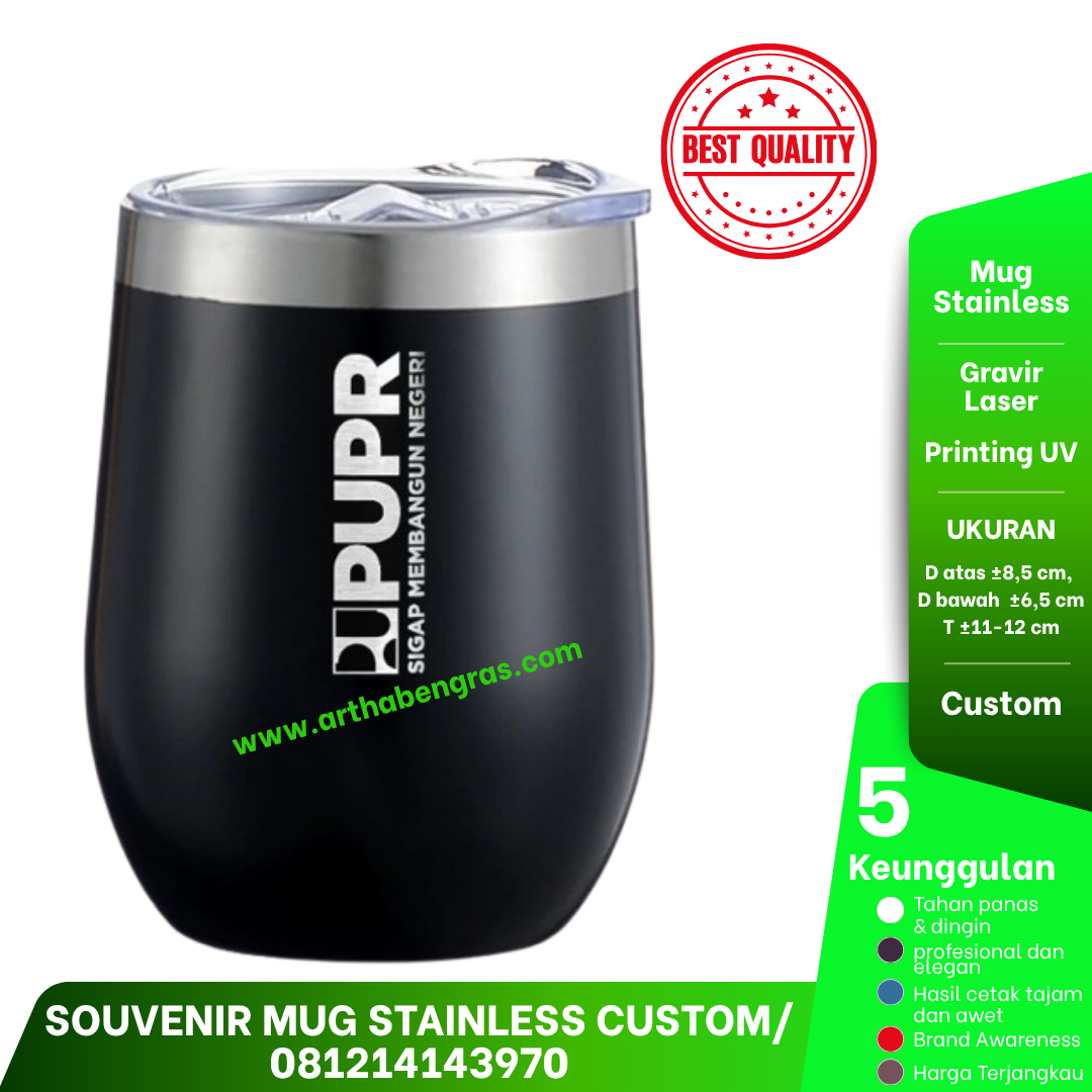 Souvenir Mug Stainless Custom - Souvenir Mug Keramik Custom 2