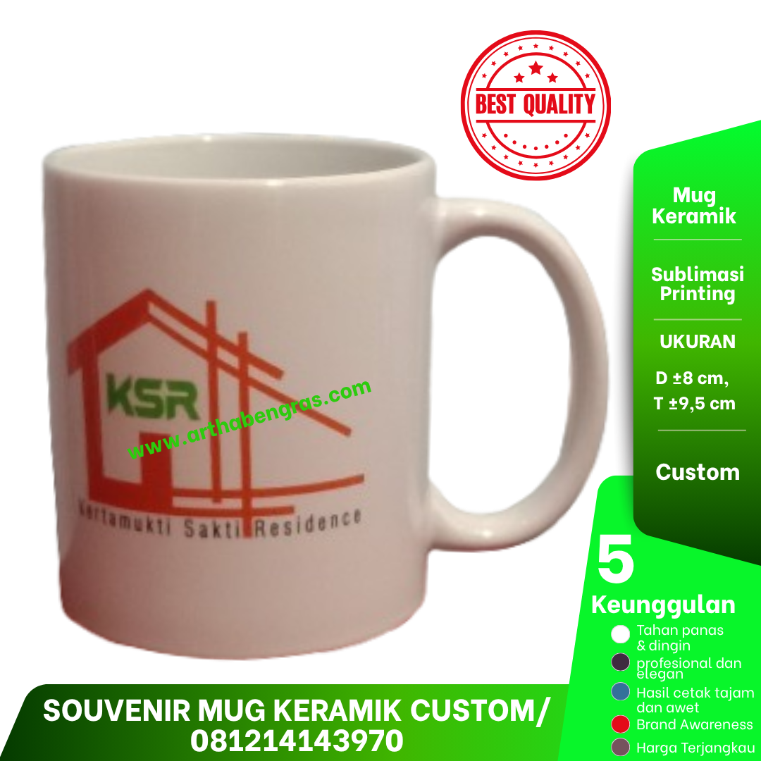 Souvenir Mug Stainless Custom - Souvenir Mug Keramik Custom 1