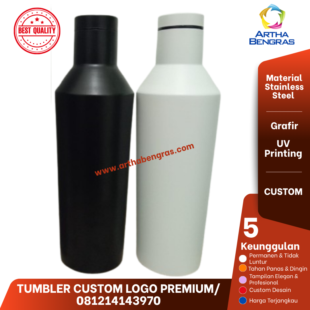 Tumbler Custom Logo Premium 3