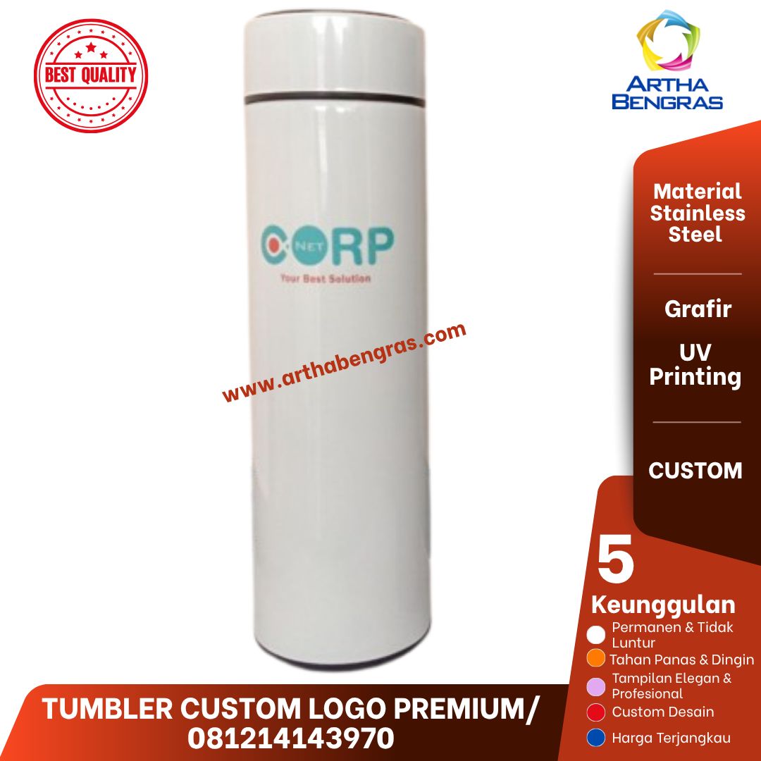 Tumbler Custom Logo Premium 4