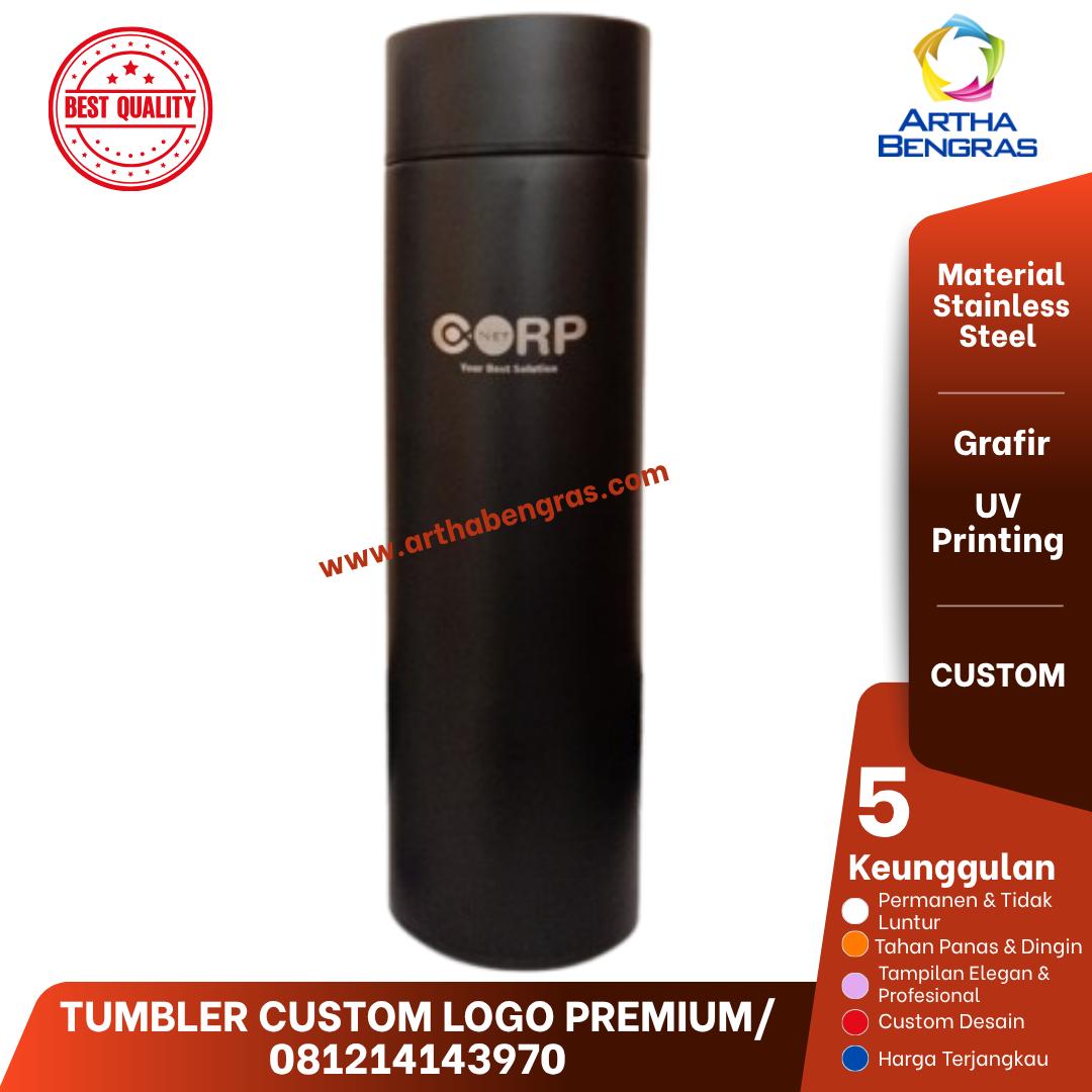 Tumbler Custom Logo Premium 1