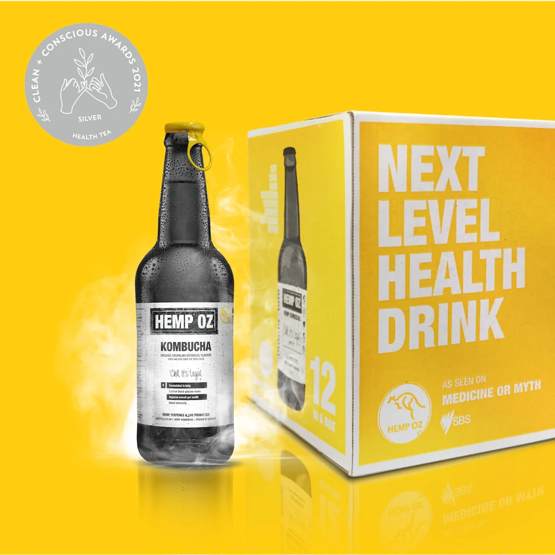 Hemp Oz Hemp Kombucha Botanical 330ml