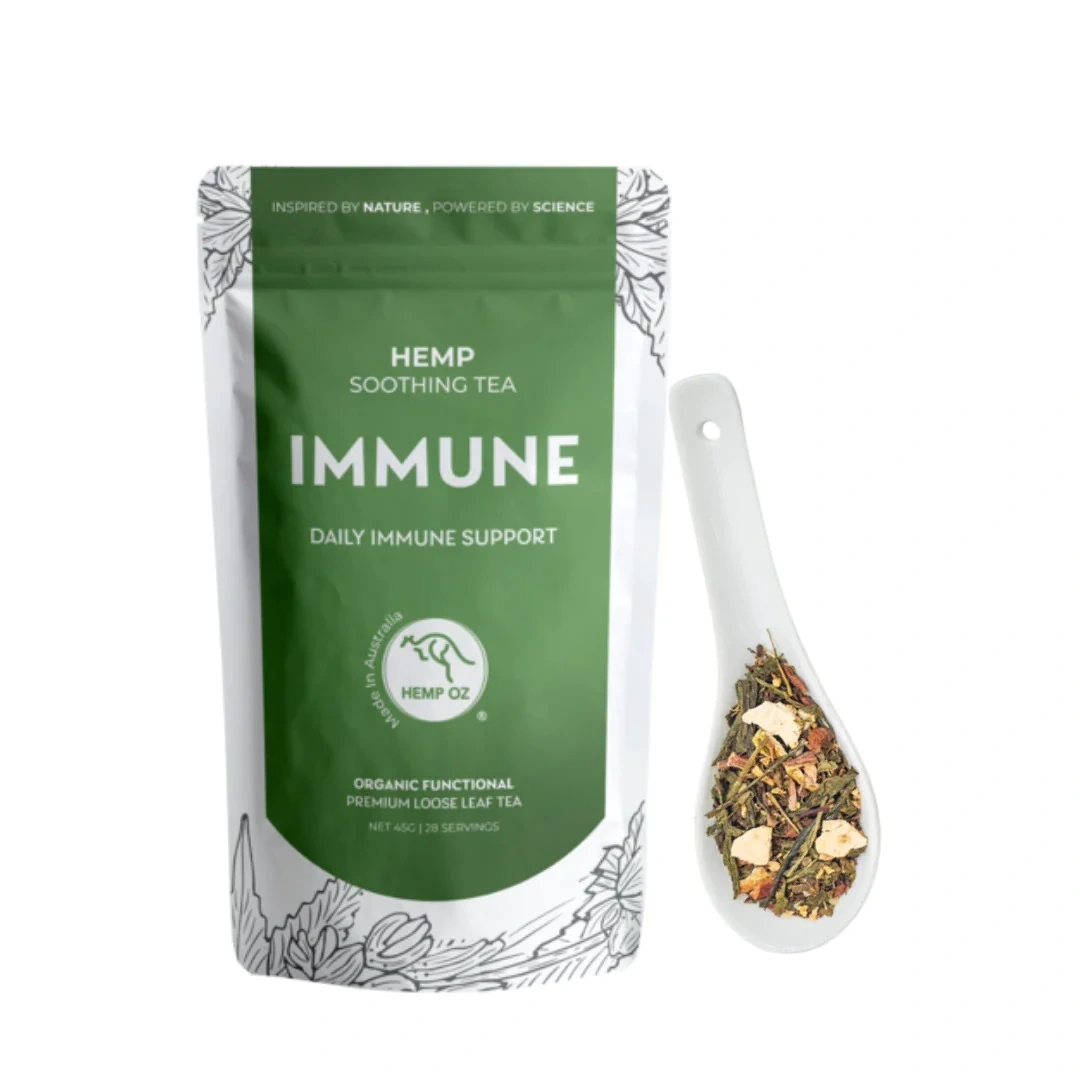 Hemp Oz soothing tea immune support
