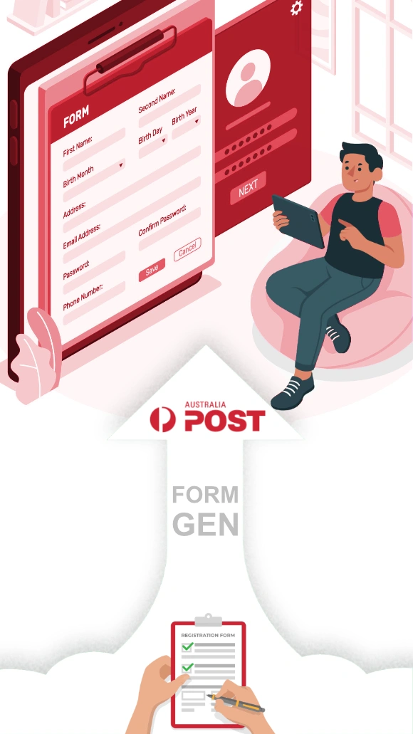 AUSTRALIA POST FORM DEVELOPMENT project thumbnail